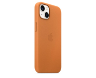 Apple Skórzane etui iPhone 13 złocisty brąz - 681265 - zdjęcie 2